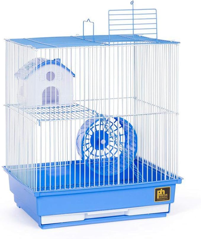 Prevue Pet Products Blue Two-Story Hamster & Gerbil Cage SP2010BL