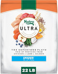 Nutro Ultra High Protein Dry Puppy Food, Chicken, Lamb and Salmon, Dry Dog Food with a Trio of Proteins, 22 lb. Bag