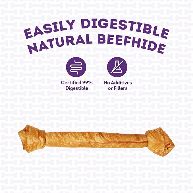 American Beefhide Bones 21-22" Dog Chew Treats - Chicken Flavor, I Count/1 Pack