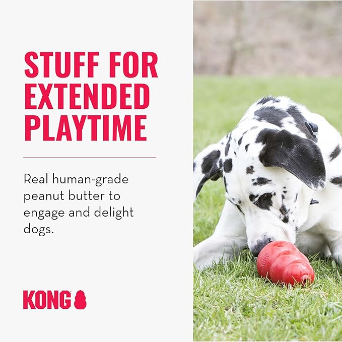 KONG Stuff'N - Paste for Stuffing Dog Treats - Healthy with Natural Ingredients - Creamy Dog Treat in Tube - Peanut Butter (5 oz) & Sweet Potato (5 oz)