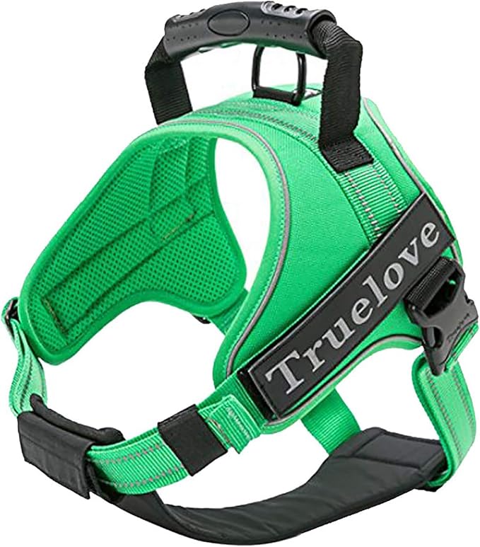 Truelove Dog Harness No-Pull Reflective Stitching Ensure Night Visibility Outdoor Adventure Big Dog Harness Perfect Match Puppy Vest TLH5753 Now Available in 6 Colors 6 Sizes