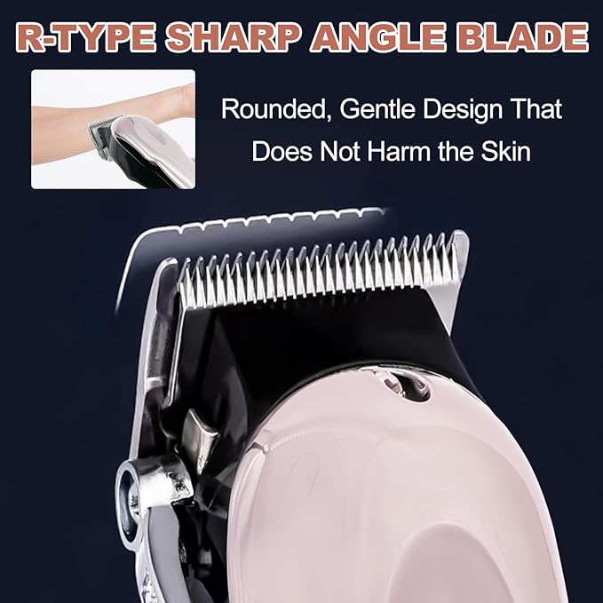 Rabbit Clippers for Grooming for Thick Heavy Coats,Quiet Cordless,Rechargeable,LED Display,High Power Professional Pet Hair Trimmer Shaver,Clippers Grooming Kit and Paw Trimmer for Bunny or Other Pets