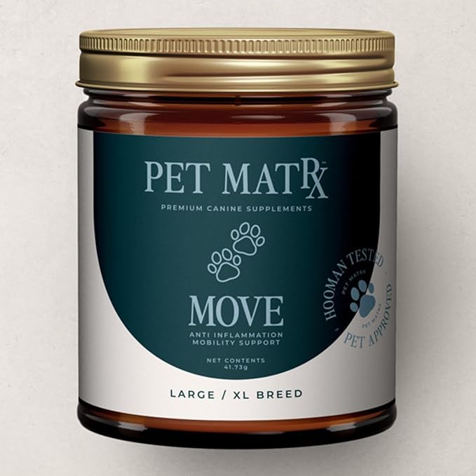 Move Joint Health Dog Supplement with Bovine Collagen - Sooth Pain from Inflammation and Support Dog's Immune System with Antioxidants (Large/X-Large Breed)