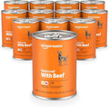 Amazon Basics Wet Dog Food, Savory Loaf with Beef, Made with Real Beef and Chicken 13.2 oz can (Pack of 12)