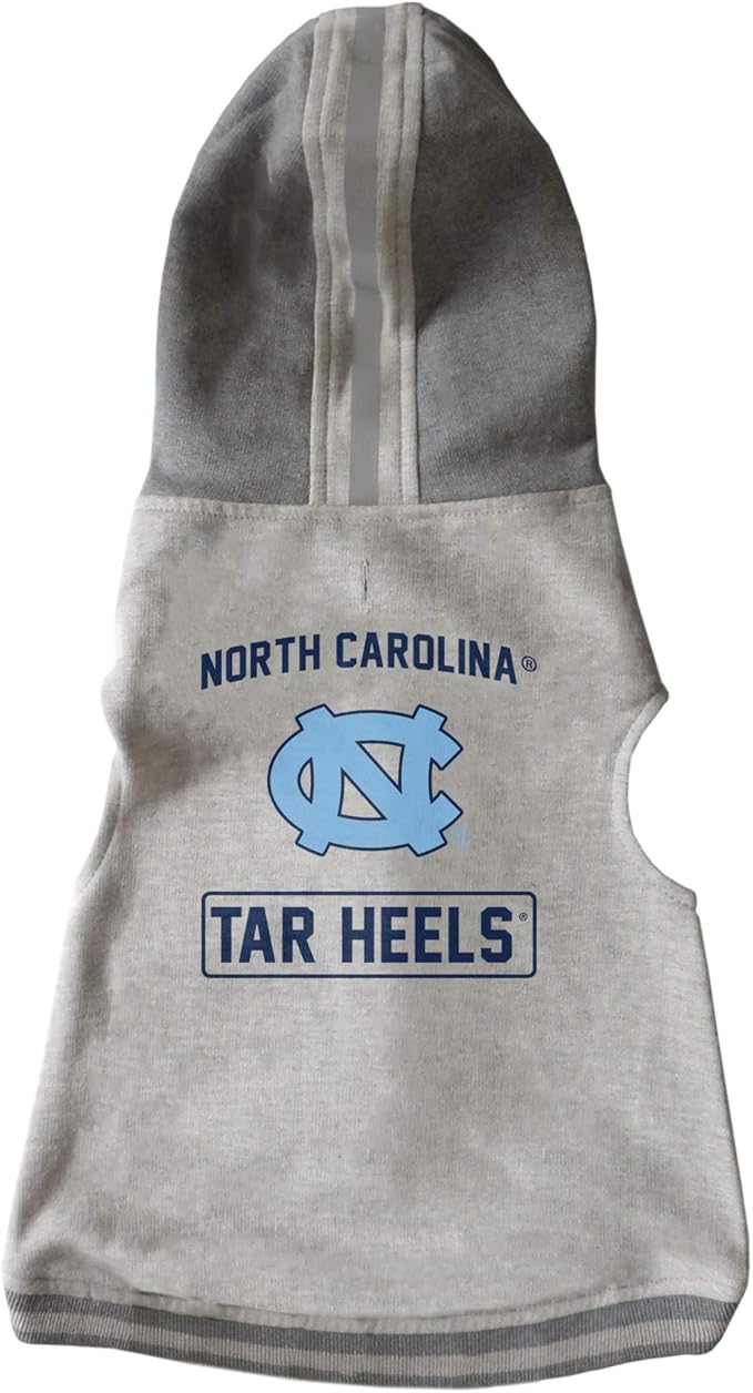 Littlearth NCAA Unisex NCAA Pet Hooded Crewneck with Team Logo and Name