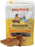 Pupford Crunchy Jerky Treats for Dogs & Puppies, Made in USA, Single Ingredient, No Fillers (Chicken, 8 oz)
