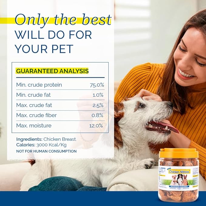 Chicken Nibbles Dog Treats,2 1/4lbs 36 oz
