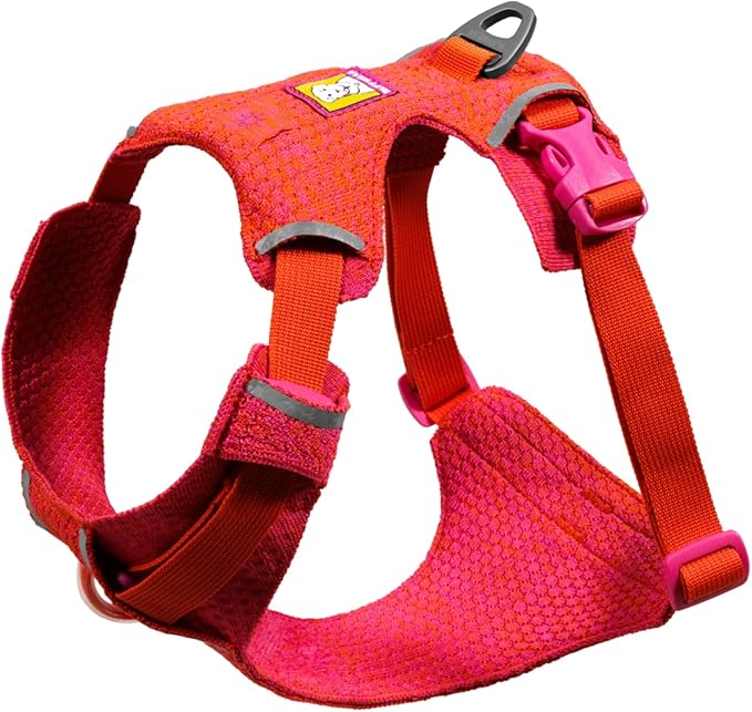 Ruffwear, Front Range Flex Dog Harness, Engineered Knit Construction for Ultimate Fit and Mobility, Lightweight Flexible Everyday Harness with Dual Leash Clips, Rose Violet, Small