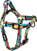 Wolfgang Heavy Duty Adjustable Dog Harness, Pull-Tested for Walking & Training, Mixtape Print, Small