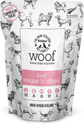 The New Zealand Natural Pet Food Co. WOOF Freeze Dried Dog Treats – Beef Tongue ’n’ Cheek, High Protein, Collagen Rich, Topper or Treat – 1.76 oz