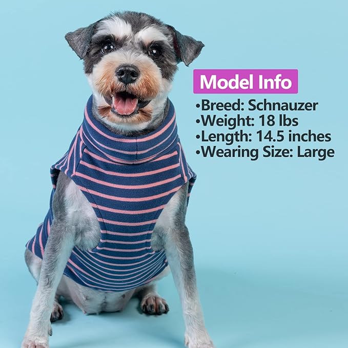 KYEESE 2Pack Dog Sweater Pullover Dog Sweaters for Small Dogs Girl Soft Dogs Clothes Stretchy Pet Sweatshirt Warm Pets Clothes Small Pets Sweaters Turtleneck Pet Coats