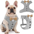 AVERYDAY Dog Tuxedo for Wedding Outfit, Dog Suit and Tie Costumes for Birthday, Halloween, Cosplay, Christmas Party, Pet Formal Wear with Bowtie, Tux for Medium Large Dogs, Bulldog, Labrador, Husky