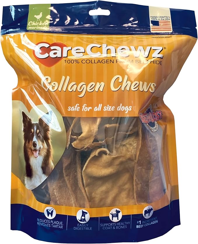 Pet Factory CareChewz Collagen Slices Dog Chew Treats - Chicken Flavor, 14 oz