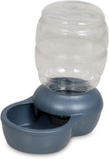 Petmate Replendish Gravity Waterer Cat and Dog Water Dispenser 0.5 GAL, Blue, Made in USA