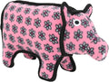 TUFFY - World's Tuffest Soft Dog Toy -Barnyard- Multiple Layers. Made Durable, Strong & Tough. Interactive Play (Tug, Toss & Fetch). Machine Washable & Floats. (Pig, Medium)
