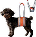 Dog Sling for Back Legs Dog Lift Harness Magic Tape Hip Support Harness Rehab to Help Senior,Injured,Arthritis,Hip Dysplasia,Weak Rear Leg,Disabled,After ACL/CCL Surgery,TPLO Dogs (Brown, S)