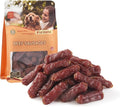 Soft Beef Sausage Dog Treats, Slow Roasted Beef Jerky for Dogs High Protein Low Fat, Grain-Free Gluten-Free Training Rewards Treats for Small Medium Large Dogs,10.58 oz