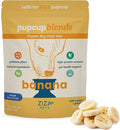 ZIZA PUPCUP Blends - Frozen Dog Treats Mix, Dog Ice Cream Mix, Natural Ingredients, High-Protein, Pre-Made Ice Cream Mix, Refill for ZIZA PUPCUP, Real Fruit Pieces, 7 Servings for Small Dogs, Banana
