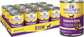 Wellness Complete Health Grain Free Canned Wet Dog Food, Chicken Stew, 12.5-Ounce Can (Pack of 12)