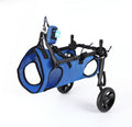 Pet Hind Leg Mobility Wheelchair, Adjustable Dog Rehabilitation Walker, Disabled Senior Dog Rear Leg Support Cart with All-in-One Harness for Small Medium Dogs Cats(Blue,2XS)