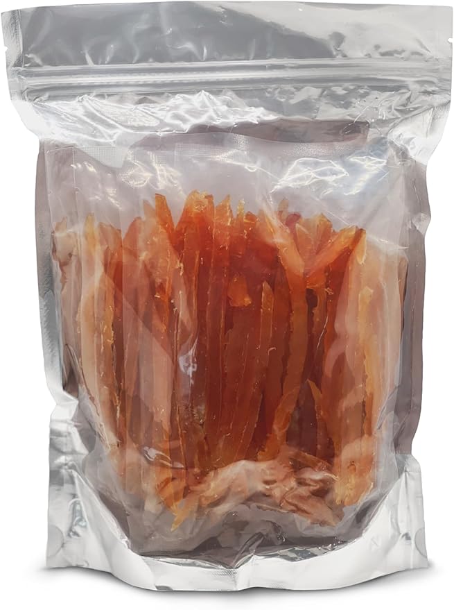 Rena's Recipe Chicken Fillet Slices Dog Treats – Soft High Protein Training Treats Made from Real Chicken Tender with Glucosamine & Chondroitin for Joint Support, 1 lb (4 oz x 4 Packs)