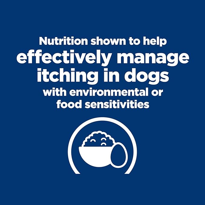 Hill's Prescription Diet Derm Complete Environmental/Food Sensitivities Dry Dog Food, Rice & Egg, 14.3 lb. Bag