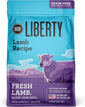BIXBI Liberty Grain-Free Dry Dog Food, Lamb Recipe – Fresh Meat, High Protein, No Meat Meals – USA Made, 4 lbs