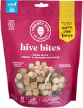 Hive Bites Training Treats for Dogs – Peanut Flavor – Small Reward Treats Made with Ground Peanuts & Honey – Vegetarian, No Grain or Soy – 12 oz