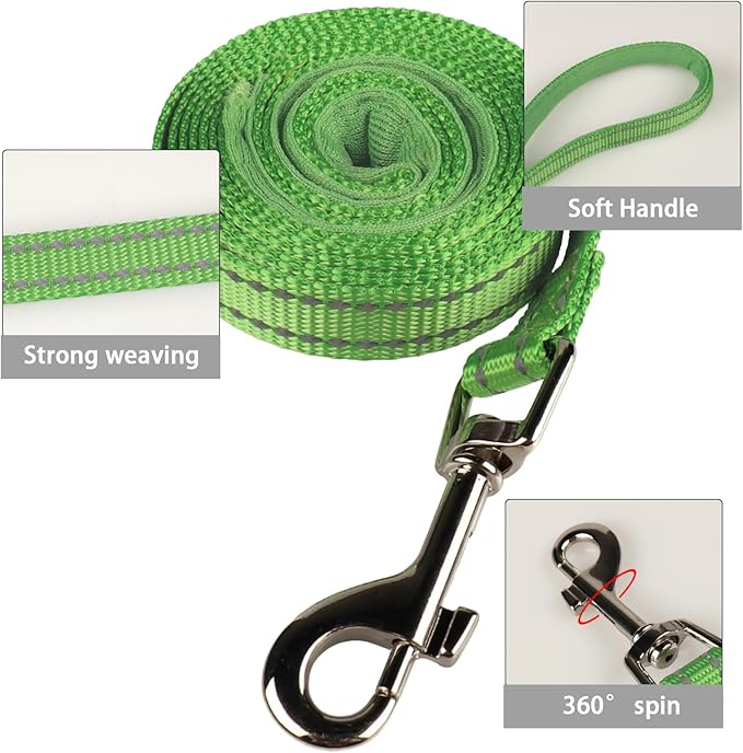 YIMEIS Dog Harness and Leash Set, No Pull Soft Mesh Pet Harness, Reflective Adjustable Puppy Vest for Small Medium Large Dogs, Cats (Grass Green, Small (Pack of 1)