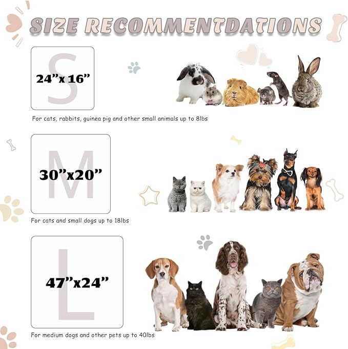 Guinea Pig Cage Liner, 8 Pack Washable Flannel Fleece Blankets Bedding Accessories, Warm Sleep Mat Pee Pads for Small Animal Hamster Rabbit Puppy Cat, Dark Color, 24x16 Inch