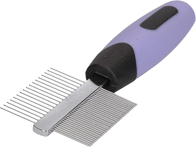 AB Tools Small Animal Mini Soft Brush & Double Sided Comb Grooming Kit