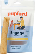 Pupford Yak Cheese Chews for Dogs & Teething Puppies, Natural, Long-Lasting Himalayan Dental Treats (3 Pack Small)