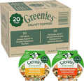 Greenies Smart Topper High Protein Wet Mix-in for Dogs, Chicken, Green Beans, and Sweet Potatoes Recipe & Chicken, Beef, Sweet Potato & Spinach Recipe Variety Pack, 20 Trays of 2 oz.