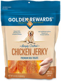 Golden Rewards Chicken Jerky Dog Treat, Value 2 Pack (32 oz Each)