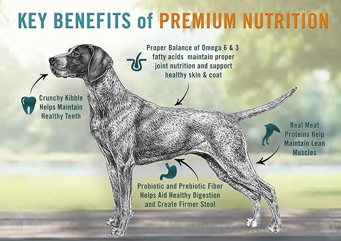 Chicken Soup for The Soul All Natural Premium Adult Dry Dog Food, Real Meat First Ingredient, No by-Products, Supports Gut & Immune Health, Chicken, Turkey & Brown Rice, 40lb