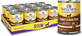 Wellness Complete Health Grain Free Canned Wet Dog Food, Turkey & Duck Stew, 12.5-Ounce Can (Pack of 12)