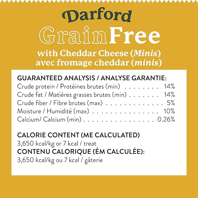 Grain Free Cheddar Cheese Minis Heart Recipe Dog Treats, 12oz