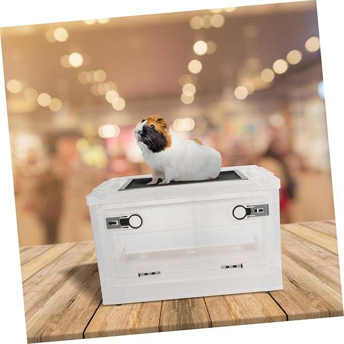POPETPOP 1set Breathable Hamster House Guinea Pig Cage Liners Pet Terrarium Foldable and Insulated
