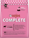Sojos Complete Lamb Recipe Adult Grain-Free Freeze-Dried Raw Dog Food, 1.75 Pound Bag