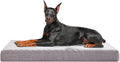 WATANIYA PET Cooling Dog Bed - Memory Foam Washable with Waterproof Liner and Cooling Gel Mattress, Fits up to 130 lbs Pets