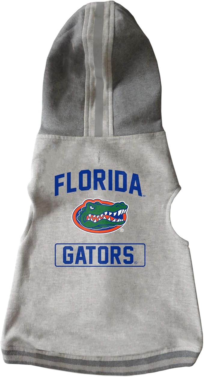 Littlearth NCAA Unisex NCAA Pet Hooded Crewneck with Team Logo and Name
