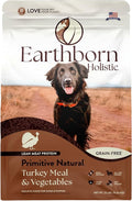 Earthborn Holistic Primitive Natural Turkey Meal & Vegetables Grain-Free Dry Dog Food 25 lb