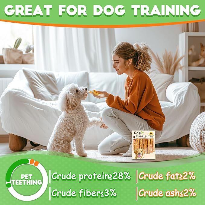 MAQIHAN Chicken Wrapped Rawhide Dog Treats - Hide Twists Chicken Wrapped Rawhide Sticks, Pet Chew Snacks Hide Sticks Training Reward Treats for Puppy, Small Dogs
