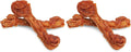 PAWUP Turkey Dog Treats – Long Lasting Chew Sticks with Beef Tendon, Healthy Bones for Large Dogs (36g/Stick, 2 Counts) (Pack of 2)
