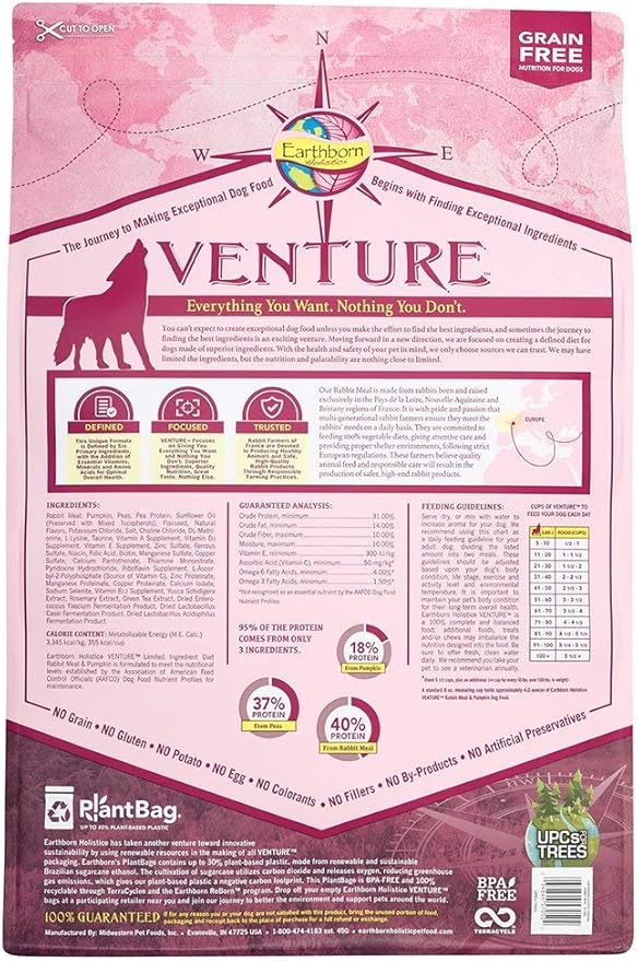 Venture Limited Ingredient Diet Grain Free Dry Dog Food