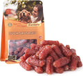 Soft Duck Sausage Dog Treats,Slow Roasted Duck Jerky for Dogs,Grain-Free & Rawhide Free Training Rewards Treats w/Glucosamine Chondroitin for Small Medium Large Dogs,10.58 oz