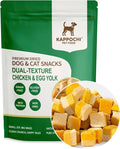 Freeze Dried Dual-Layer Chicken & Egg Yolk Dog Treats - Perfect as Training Rewards, 3.5oz(100.0g), High Protein Training Treats, Natural & Raw, No Additives, Grain Free, Gluten Free