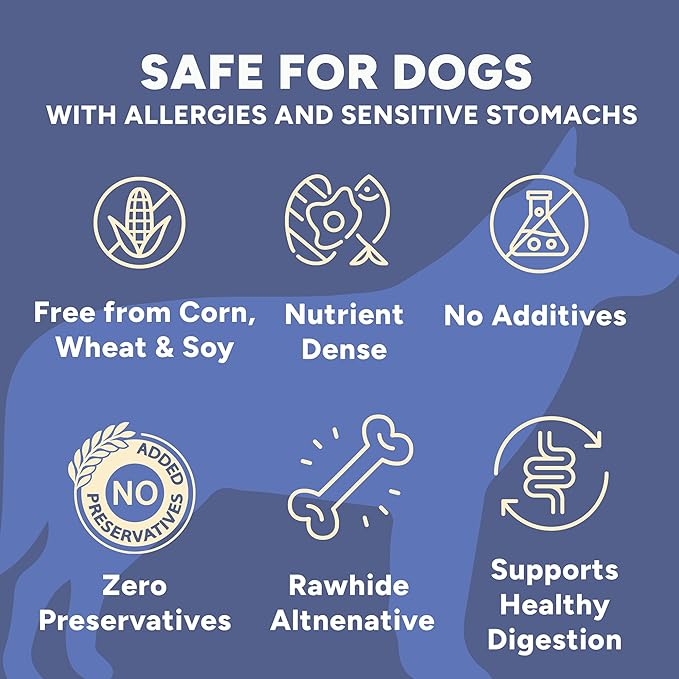 Gaines Family Farmstead Pumpkin & Sweet Potato Dog Bones, 4 Pack - 40 oz Bags, Natural, Grain-Free Dog Treats for Digestive Health & Immunity – High-Fiber, Vitamin-Rich Chews, Made in USA