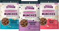 Health Extension Crunchy Munchies Granola Bites Variety Pack – 5oz (142g) Each – Blueberry Ruffin, Appley Crisp & Peanutty Squares Flavors – Natural Dog Treats with Rolled Oats & Coconut Oil