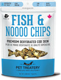 The Granville Island Pet Treatery Dehydrated Cod Skin for Dogs & Cats (2.5 oz, Pack of 1) - Dehydrated Single Ingredient Dog Treats - Natural Dog Treats, Grain Free